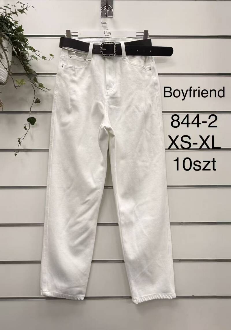 Spodnie damskie jeansy Roz XS-XL, 1 Kolor Paczka 10 szt